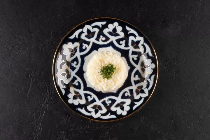 Рис на пару