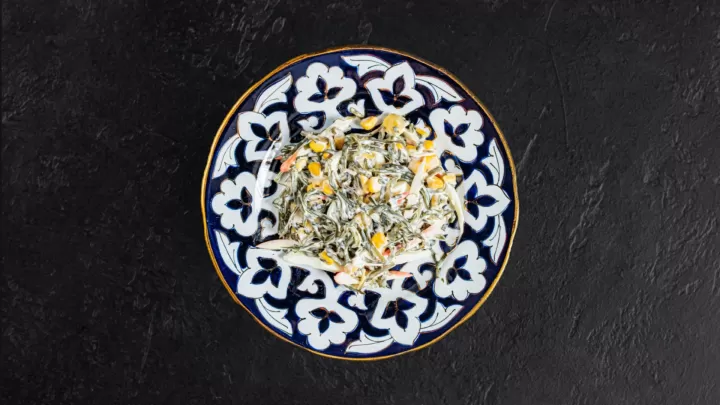 Салат с морской капустой